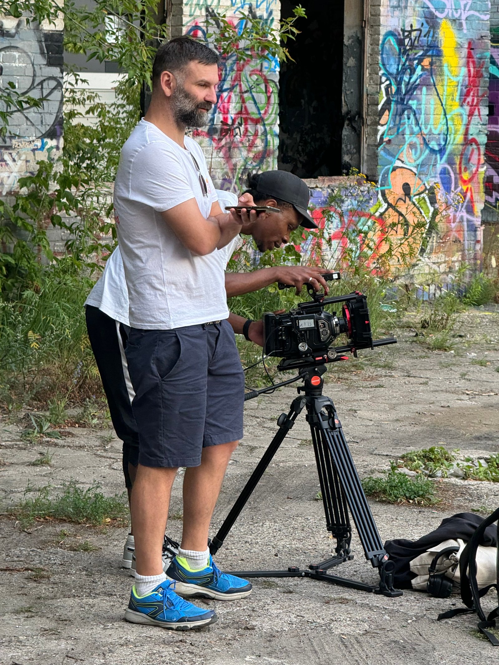 Behind the scenes