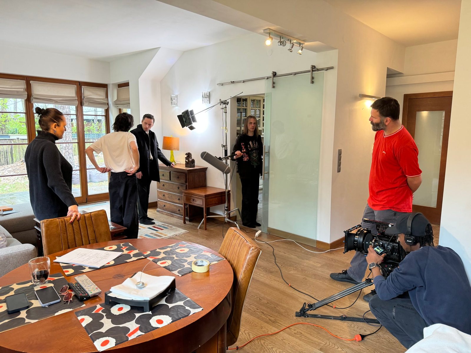 Behind the scenes