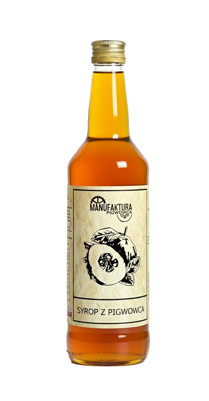 Syrop z Pigwowca packaging design