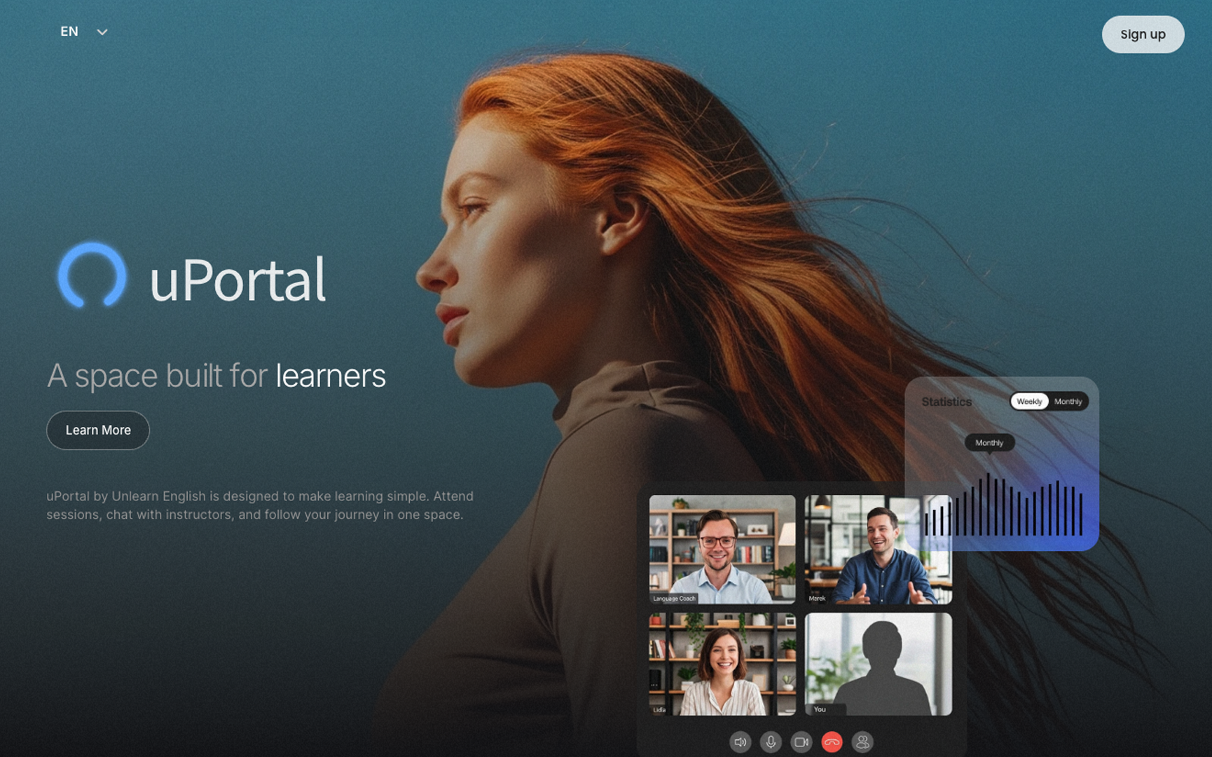 Uportal website detail